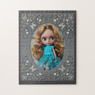 Quebra-cabeça Boneca, foto de boneca, presente, saudação, Blythe