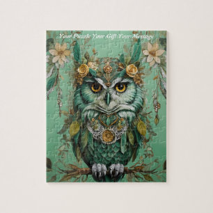 Quebra-cabeça Bonita Boho Owl