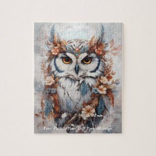 Quebra-cabeça Bonita Boho Owl