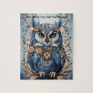Quebra-cabeça Bonita Boho Owl