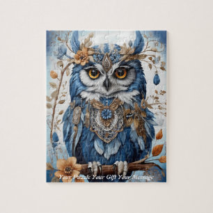 Quebra-cabeça Bonita Boho Owl