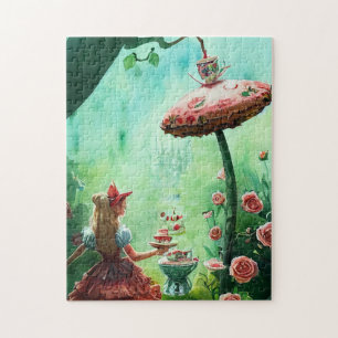 Quebra-cabeça Bonita Inspirada Por Alice No País Das Maravilhas