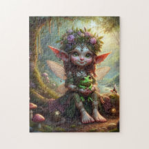 Bonita Pixie com seu Sapo