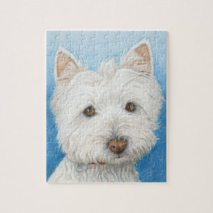 Quebra-cabeça bonito do cão de Westie