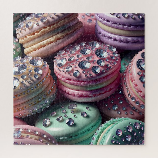 Quebra-cabeça Bonito Macaron Bling (Vertical)