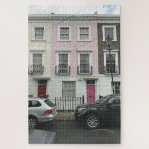 Quebra-cabeça Bonito Pink House Angel Islington London Reino Uni