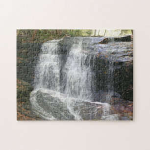 Quebra-cabeça Bonito pintura de fotos de óleo em cascata