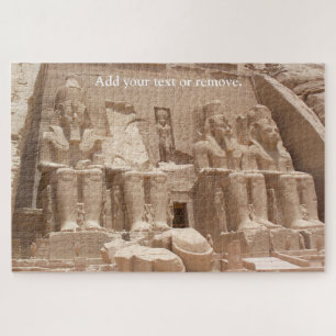 Quebra-cabeça Bonito templo Ramses 2, Abu Simbel, Egito,