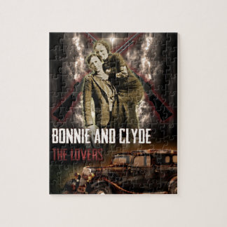 Quebra-cabeça Bonnie & Clyde os amantes foragidos