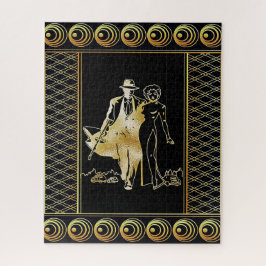 Quebra-cabeça Bonnie & Cylde Art Deco 520 Peças