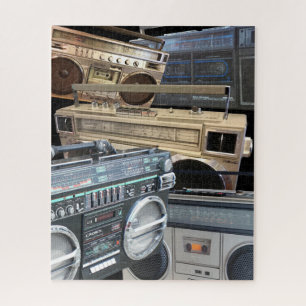 Quebra-cabeça Boom Box Boom Box 80 Retro 80 s - Blaster Ghetto