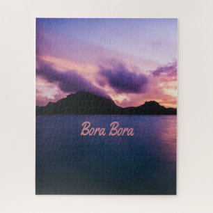 Quebra-cabeça Bora Bora Suset Island Beach