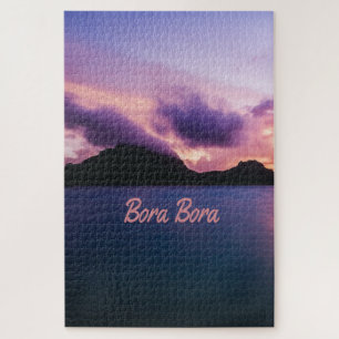 Quebra-cabeça Bora Bora Suset Island Beach