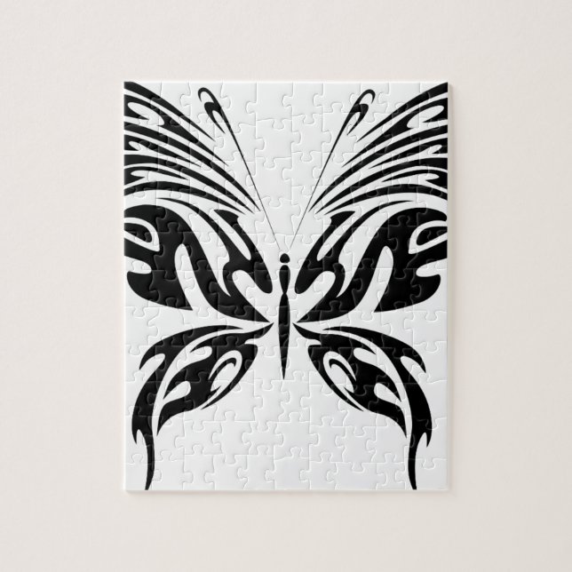 Quebra-cabeça Borboleta abstrato (Vertical)