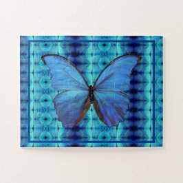 Quebra-cabeça Borboleta Azul Morpho, Quebra-cabeça,
