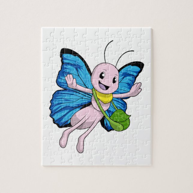 Quebra-cabeça Borboleta com Alça (Vertical)