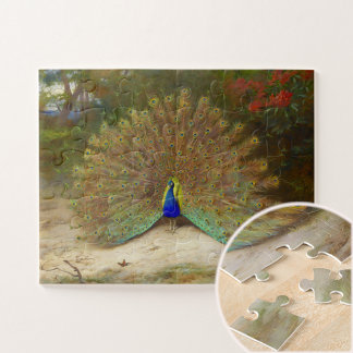 Quebra-cabeça Borboleta de Peacock e Peacock, Ilustração de Arte