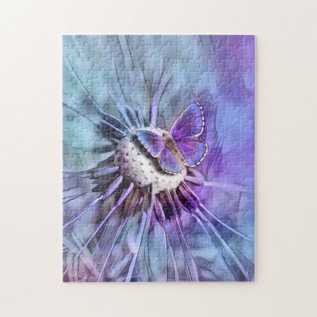 Quebra-cabeça Borboleta Em Cores De Primavera (Vertical)