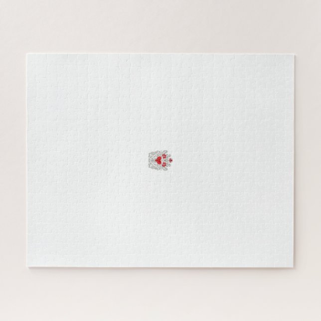 Quebra-cabeça Borboleta Floral Mandala | Design de Arte Purple B (Horizontal)