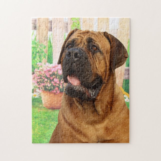 Quebra-cabeça Bordeaux Mastiff (Vertical)
