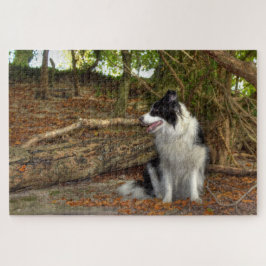 Quebra-cabeça Border Collie Grande