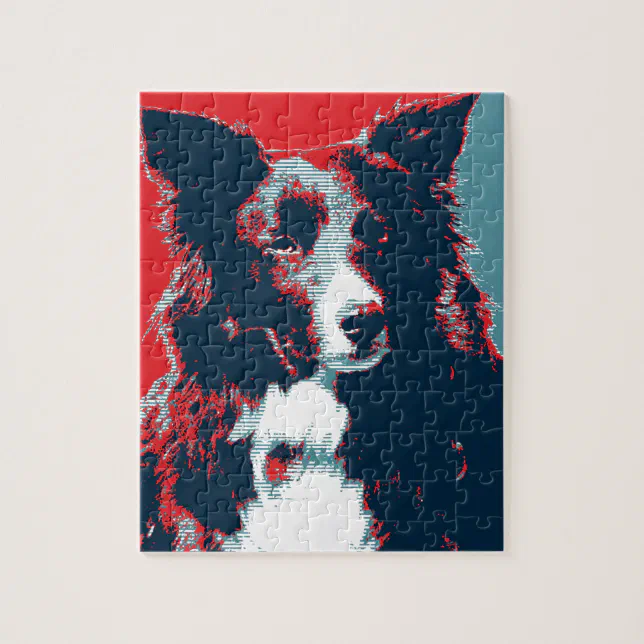 Border Collie na Exposição - Quebra-Cabeça - Geniol