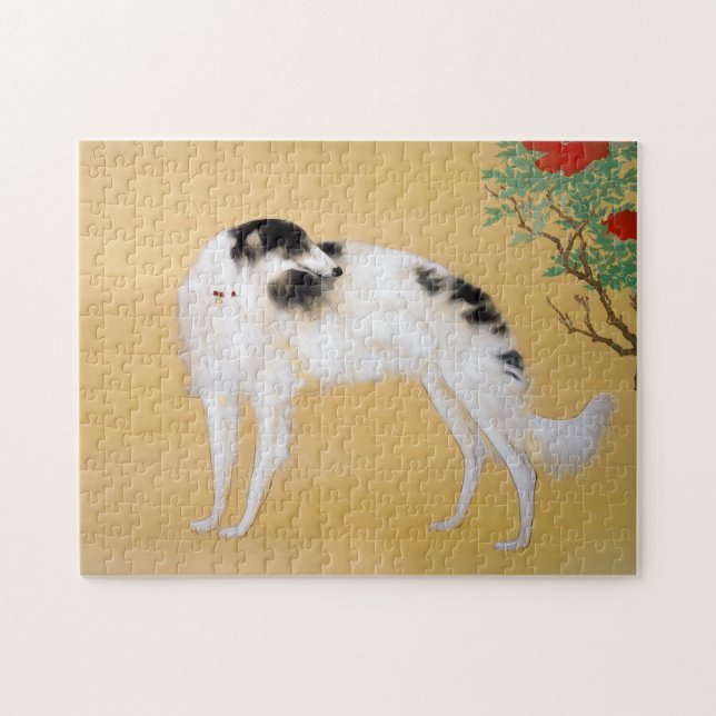 Quebra-cabeça Borzoi asiático (Horizontal)