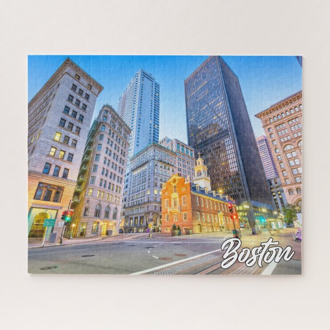 Quebra-cabeça Boston, Massachusetts, Estados Unidos (Horizontal)
