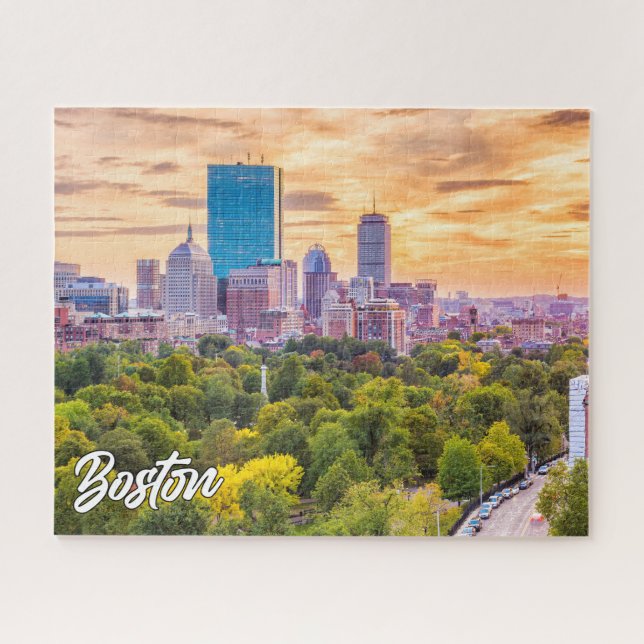 Quebra-cabeça Boston, Massachusetts, Estados Unidos (Horizontal)