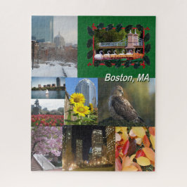 Quebra-cabeça Boston, Massachusetts Photo Collage
