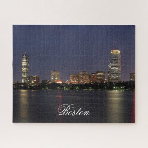 Quebra-cabeça Boston Massachusetts Skyline JigserQuebra-cabeça
