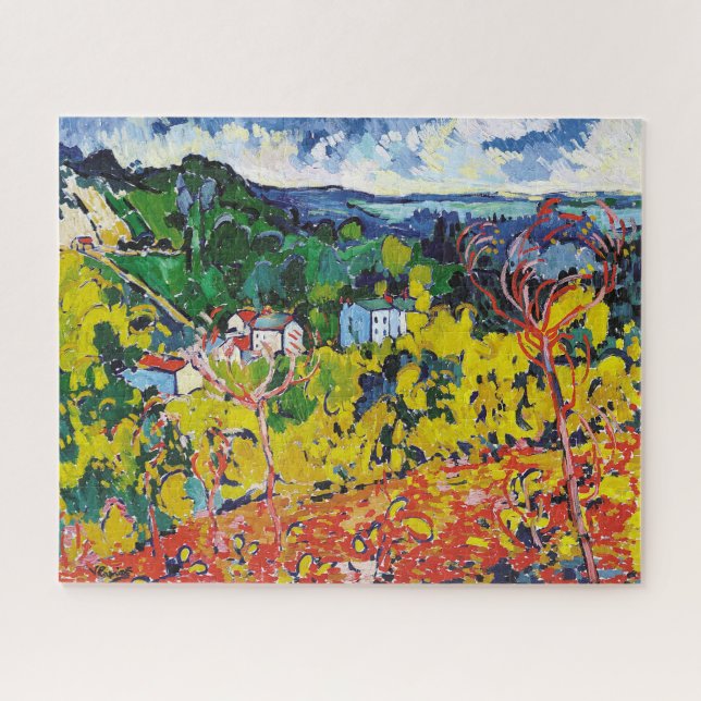Quebra-cabeça Bougal | Maurice de Vlaminck | (Horizontal)