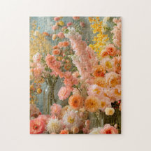 Bouquets de Ranunculus Pastel, Freesia e Dahlia