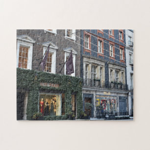 Quebra-cabeça Boutiques ao longo da Rua Bruton, Mayfair, Londres