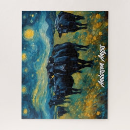 Quebra-cabeça Bovinos Negros