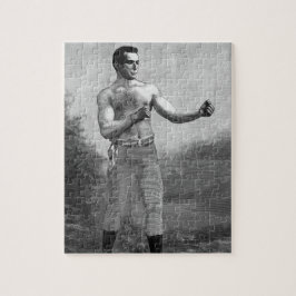 Quebra-cabeça Boxe Esportiva Antiga, Perfil de Boxeador Vitorian