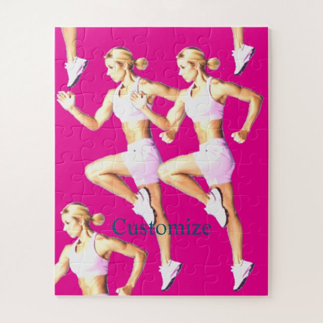 Quebra-cabeça Boxeadora Feminina em Forma Thunder_Cove (Vertical)