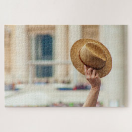 Quebra-cabeça Braço esticado com chapéu em Roma, Itália