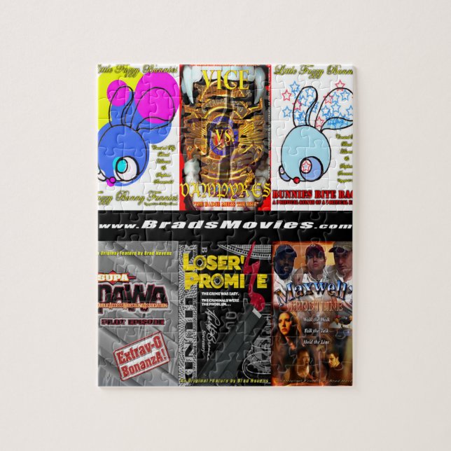 Quebra-cabeça BradsFilmes Design de Poster de Promocional de (Vertical)