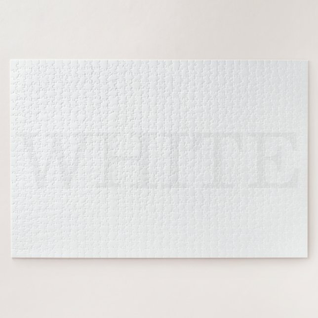 quebra-cabeça branco (Horizontal)