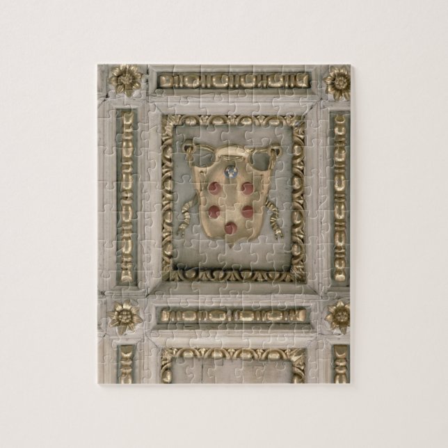 Quebra-cabeça Brasão de Medici, do intradorso da igreja (Vertical)
