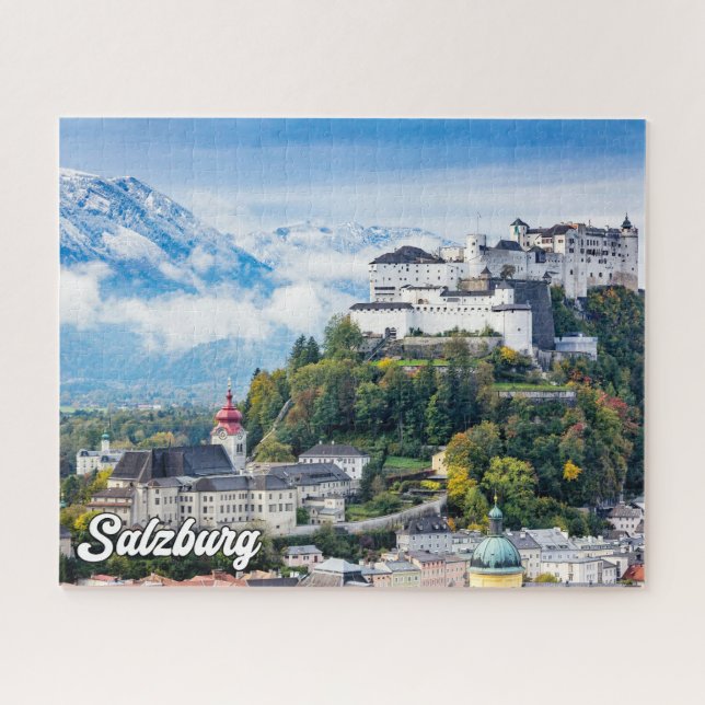 Quebra-cabeça Breathtake Salzburg, Áustria (Horizontal)