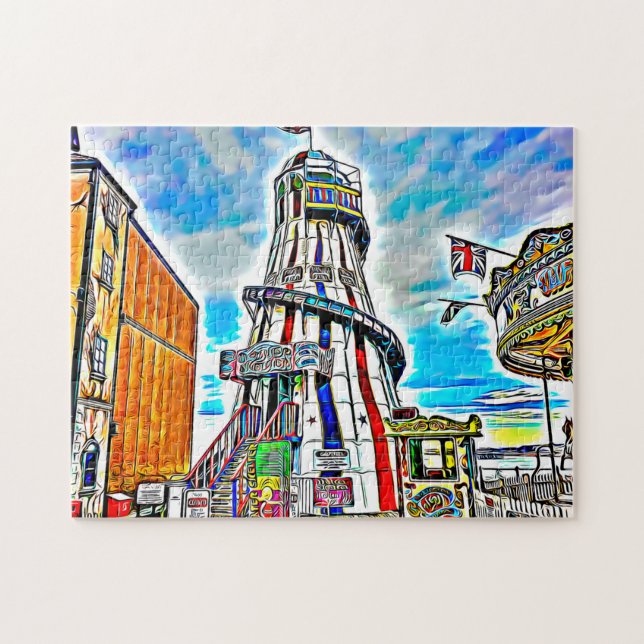 Quebra-cabeça Brighton Palace Pier Fairground Rides (Horizontal)