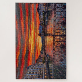 Quebra-cabeça Brilho do Pôr do Sol em Lucerna: Edição de Galeria