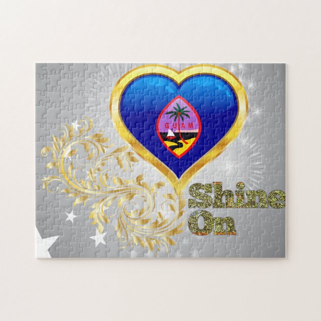 Quebra-cabeça Brilho em Guam (Horizontal)