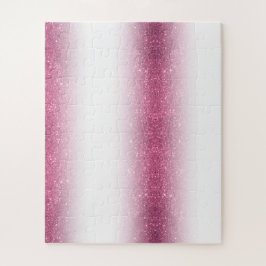 Quebra-cabeça Brilho Glitter Rosa Chique Glamour – Linha de Enve