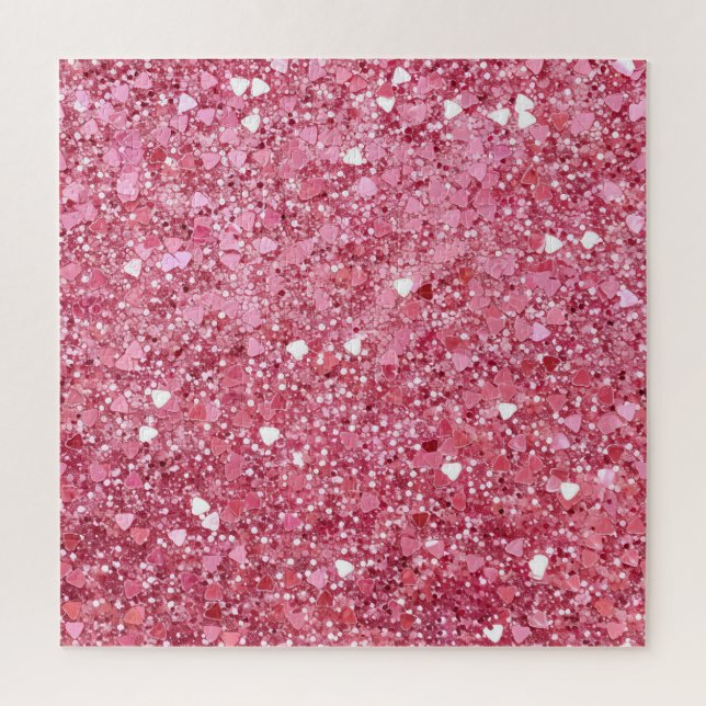 Quebra-cabeça Brilho Rosa Pastel (Vertical)