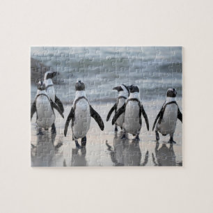 Quebra-cabeça Brincadeira Pinguim Pássaro Natureza Arte