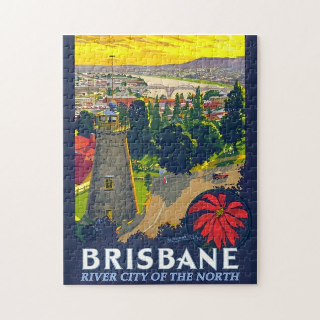 Quebra-cabeça Brisbane, Austrália, River City, do Norte (Vertical)