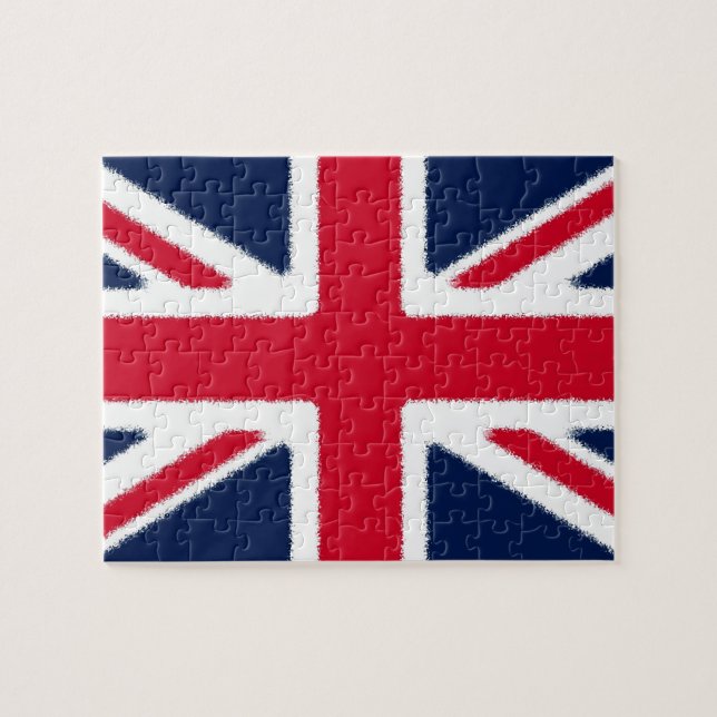 Quebra-cabeça British Flag Pop Art European Viagem (Horizontal)